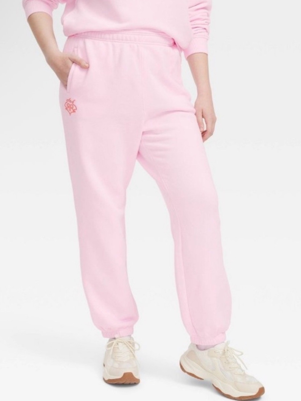 NWT Roller Rabbit Light Pink Athletic Sweatpants